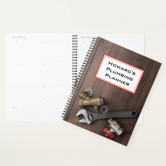 Gepersonaliseerd Loodgieterswerk Planner (Display)