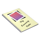 Gepersonaliseerd Lopend voeg het Notitieboek van d (Rechterzijde)