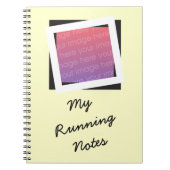 Gepersonaliseerd Lopend voeg het Notitieboek van d (Voorkant)