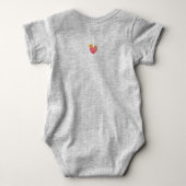 Gepersonaliseerd LOVE - MAMA'S KLEINE VALENTIJN ♥ Romper (Achterkant)