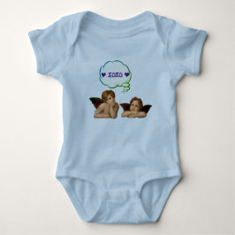 Gepersonaliseerd LOVE XOXO Valentijn Cherub Angel Romper