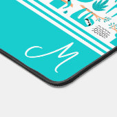 Gepersonaliseerd luidsprekermonogram bureaumat (Hoek)