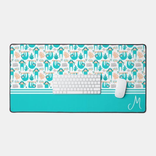 Gepersonaliseerd luidsprekermonogram bureaumat (Keyboard & Muis)