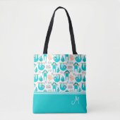 Gepersonaliseerd luidsprekermonogram tote bag (Voorkant)