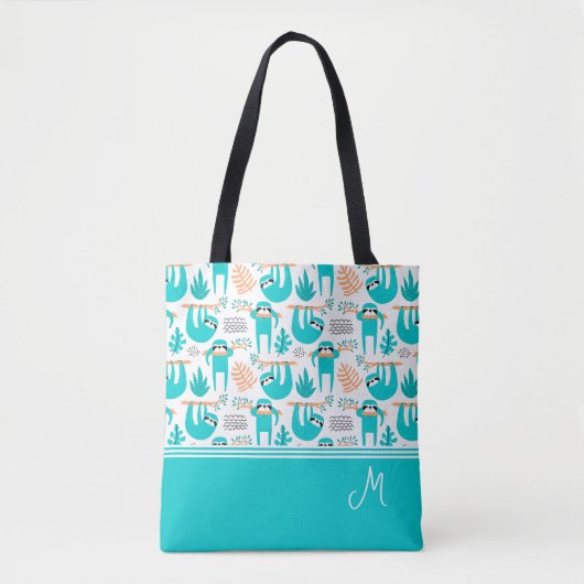 Gepersonaliseerd luidsprekermonogram tote bag (Voorkant)