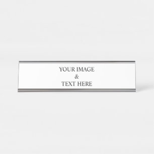 Gepersonaliseerd - Maak Eigen Foto & Tekst  Bureau Naambordje