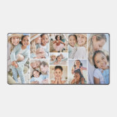 Gepersonaliseerd Maak je eigen 9 foto collage Bureaumat (Voorkant)