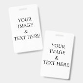 Gepersonaliseerd - Maak je eigen foto & tekst Badge (Voor- en achterkant)