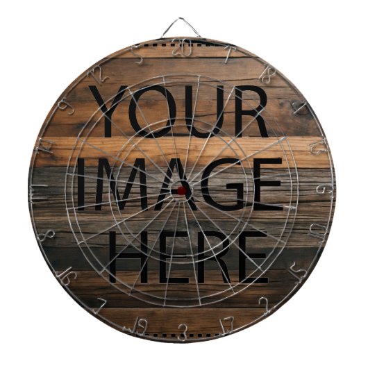 Gepersonaliseerd - Maak je eigen foto & tekst Dartbord (Voorkant)