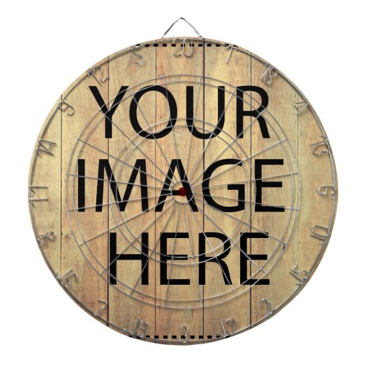 Gepersonaliseerd - Maak je eigen foto & tekst Dartbord (Voorkant)