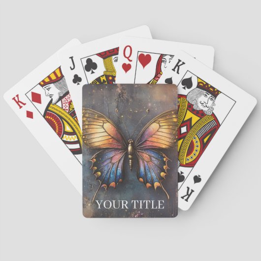 Gepersonaliseerd Maak Je Eigen Foto & Tekst Pokerkaarten (Achterkant)