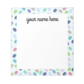 Gepersonaliseerd Macarons Notitieblok (Voorkant)