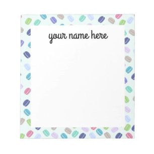 Gepersonaliseerd Macarons Notitieblok