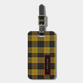 Gepersonaliseerd MacLeod van Lewis Mannen Bagagela Bagagelabel (Voorkant verticaal)