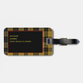 Gepersonaliseerd MacLeod van Lewis Mannen Bagagela Bagagelabel (Achterkant horizontaal)