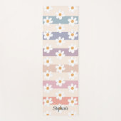Gepersonaliseerd Madeliefjespatroon Yogamat (Voorkant)