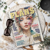 Gepersonaliseerd magazine Hoesje Doelen Quotes Pla Planner