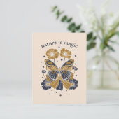 GEPERSONALISEERD MAGISCHE BUTTERFLES-WENSKAART BRIEFKAART (Staand voorkant)