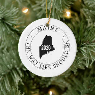 Gepersonaliseerd Maine Ornament