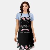 Gepersonaliseerd Mama Schort met de namen van Kind (Gedragen)