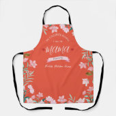 Gepersonaliseerd Mama Schort met de namen van Kind (Voorkant)