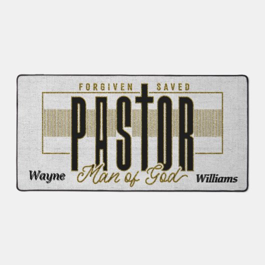 Gepersonaliseerd Man Gods Bureaumat (Voorkant)