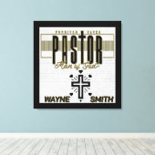 Gepersonaliseerd Man Gods Canvas Afdruk (Insitu (Houten vloer))