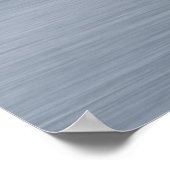 Gepersonaliseerd Man van geborsteld staal Poster (Hoek)