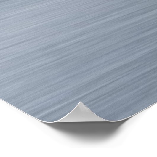 Gepersonaliseerd Man van geborsteld staal Poster (Hoek)