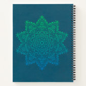 Gepersonaliseerd Mandala Meditatie Tijdschrift Notitieboek (Achterkant)