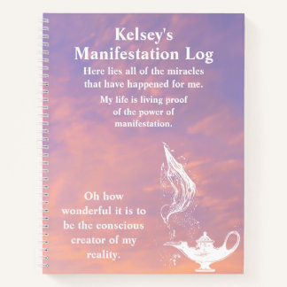 Gepersonaliseerd Manifestation Journal Notitieboek