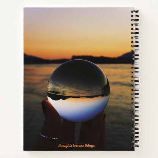 Gepersonaliseerd Manifestation Journal Notitieboek (Achterkant)