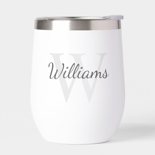 Gepersonaliseerd Manuscript Monogram en Naam (Links)