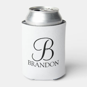 Gepersonaliseerd Manuscript Monogram en Naam Blikjeskoeler