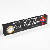 Gepersonaliseerd Maple Leaf Roundel Mod CANADA Naambordje