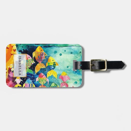 Gepersonaliseerd | Marien leven Bagagelabel (Voorkant horizontaal)