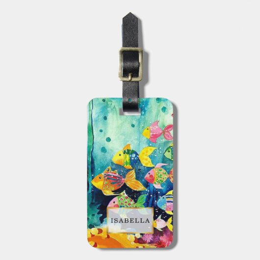 Gepersonaliseerd | Marien leven Bagagelabel (Voorkant verticaal)