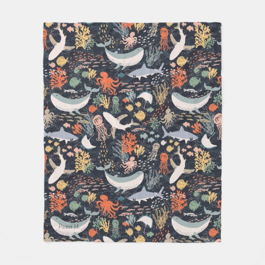 Gepersonaliseerd | Marien leven Fleece Deken (Voorkant)