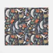 Gepersonaliseerd | Marien leven Fleece Deken (Voorkant (Horizontaal))