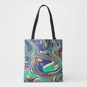 GEPERSONALISEERD MARMER OVERAL PRINT Tas, Tote Bag (Voorkant)