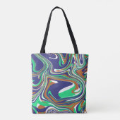 GEPERSONALISEERD MARMER OVERAL PRINT Tas, Tote Bag (Achterkant)