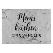 Gepersonaliseerd marmereffect snijvlak snijplank (Voorkant)