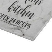 Gepersonaliseerd marmereffect snijvlak snijplank (Hoek)