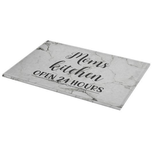 Gepersonaliseerd marmereffect snijvlak snijplank (Hoek)