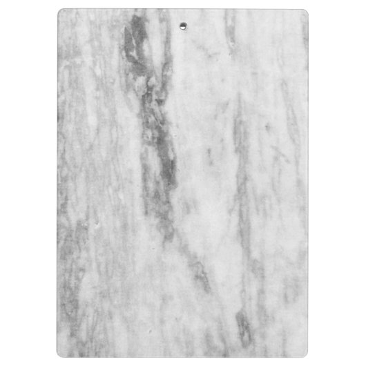 Gepersonaliseerd marmerpatroon klembord |Monogramm (Achterkant)