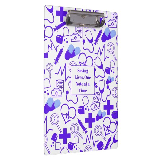 Gepersonaliseerd medisch thema Gezondheidszorgprof Klembord (Rechts)