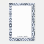 Gepersonaliseerd mediterraan patroon van de marine post-it® notes (Voorkant)