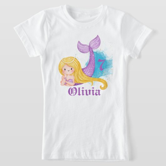 Gepersonaliseerd meisje dat vermagerd is t-shirt (Laagn)