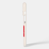 Gepersonaliseerd Meisje in Rood Case-Mate iPhone Case (Achterkant / Links)