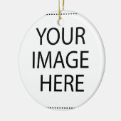 Gepersonaliseerd meisje keramisch ornament (Links)